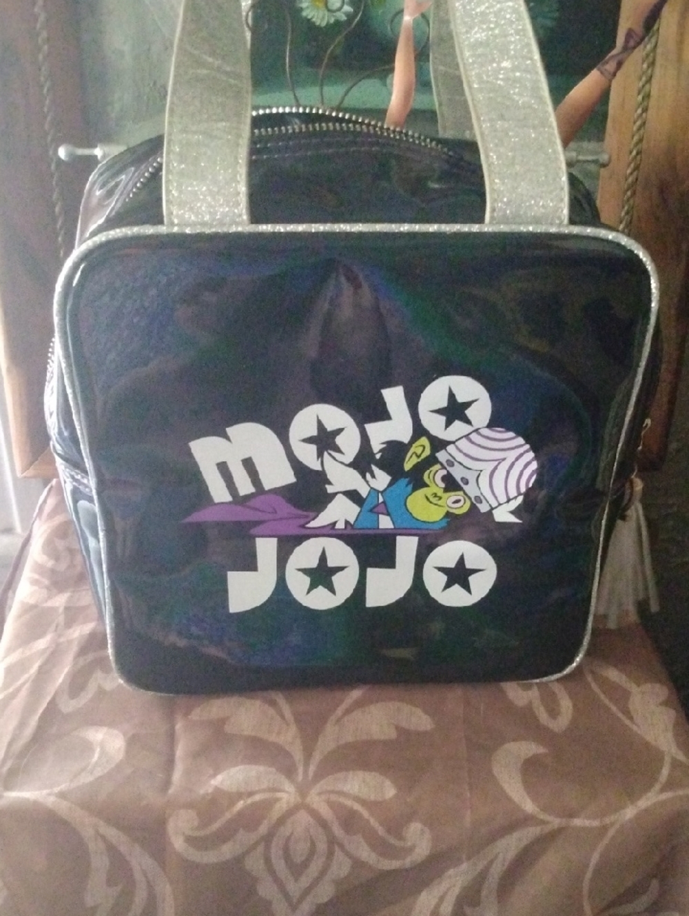 Power Puff Girls  Mojo  Bag Note Missing Black Ball From Zipper - Picture 4 of 4